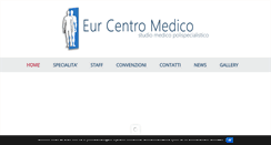 Desktop Screenshot of eurcentromedico.it