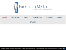 Tablet Screenshot of eurcentromedico.it